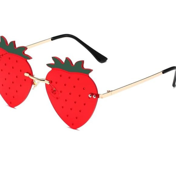 Strawberry Shaped Sunglasses
